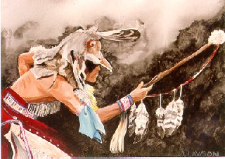 The Hunter, $ 495, 
18" X 24", acrylic on canvas